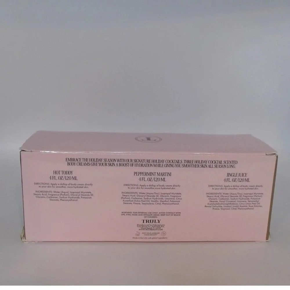 Truly Holiday Cocktail 3 Piece‎ Body Cream Collection